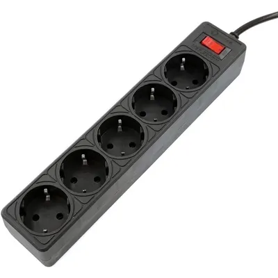 Сетевой фильтр 5bites GARDA SP5B-550, 5 розеток, 5 м, 10 А, 2200 Вт