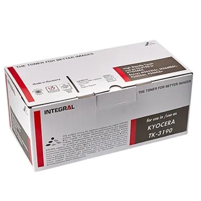 Тонер-картридж Integral TK-3190, черный, 25 000 страниц, с чипом, для Kyocera