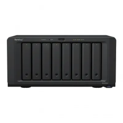 Системы хранения данных Synology QC 3,35GhzCPU/8Gb(32)/RAID0,1,10,5,6/upto 8HP HDD SATA(3.5', 2.5')upto18 (2xDX517)+2xM.2 slot/3xUSB3.2/2eSATA/2xGbE(+1Expslot)/1x10GbGbE/iSCSI/2xIPcam(upto75)/1xPS/1YW