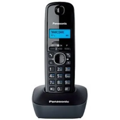 Телефон Panasonic KX-TG1611RUH_DP, DECT, серый