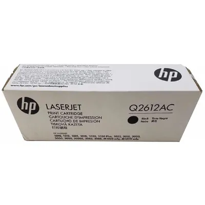 Картридж HP Q2612AC, чёрный, для LaserJet 1010/1020/M1005, 2000 стр.