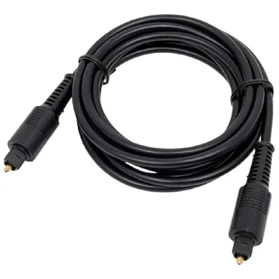 Кабель оптический Gembird CC-OPT-2M, Toslink 2×ODT M/M, 2 м, чёрный