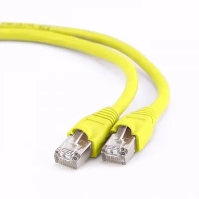 Патч-корд Cablexpert PP6-10M/Y-O, FTP, кат.6, 10 м, многожильный, жёлтый