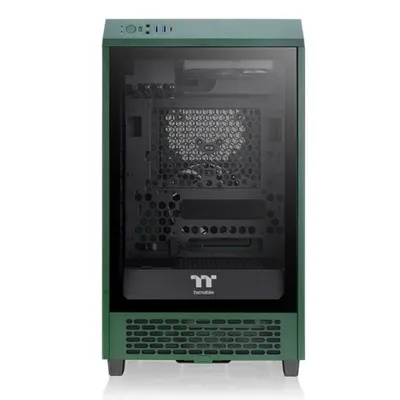 CA-1X9-00SCWN-00 - Компьютерный корпус, Thermaltake, The Tower 200 Racing Green, CA-1X9-00SCWN-00, Mini Tower, Mini-ITX, USB 3.0*2/Type C*1, HD-Audio+Mic, Кулер 2*140 мм, Высота процессорного кулера до 200 мм, Длина VGA до 380 мм, 2*3,5"/2*2,5", Сталь, 3мм Закаленное стекло*1, 280*300*537мм, Без Б/П, Зеленый