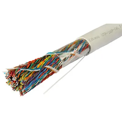 Кабель Cabeus UTP-100P-Cat.5-IN, U/UTP, Cat.5, 100 пар, 24 AWG, solid, PVC нг(А)-LS
