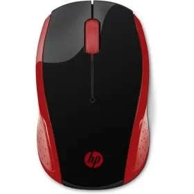 Мышь HP 200 2HU82AA, беспроводная оптическая, 1000 dpi, USB, красная