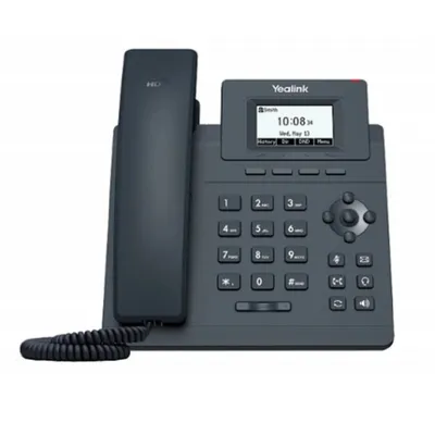 IP-телефон Yealink SIP-T30P, 1 аккаунт, 2.3" LCD, PoE, без БП