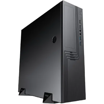 Корпус Powerman EL555, Slim, mATX/miniATX, БП 300 Вт, 2×USB 3.0