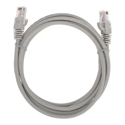 Патч-корд Rexant 02-0100-2, U/UTP, кат.5e, RJ45-RJ45, 26AWG, LSZH, 2 м, серый