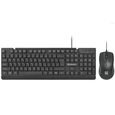 Комплект клавиатура+мышь Defender 45779, York C-777, USB, проводной