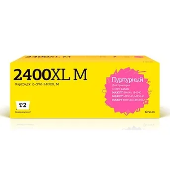 Картридж T2 IC-CPGI-2400XL M, пурпурный, для Canon MAXIFY