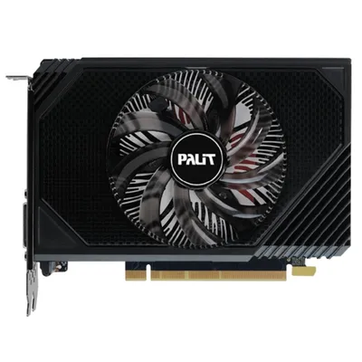 Видеокарта PALIT RTX3050 STORMX OC 6G (4710562244151), (NE63050S18JE-1070F), GDDR6, 96bit, DP, DVI, HDMI, 162*117*40 мм, Цветная коробка