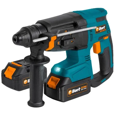 Перфоратор аккумуляторный Bort BHD-20Li-BL, 20 В, SDS+, 2,8 Дж