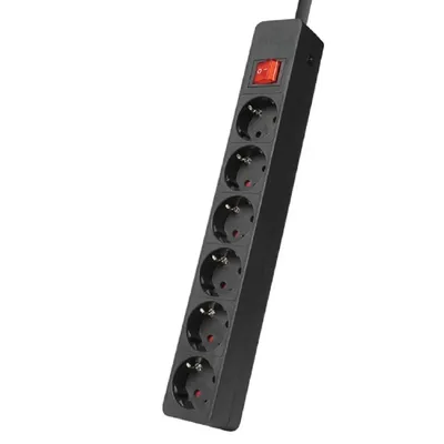 Сетевой фильтр Filum FL-SP6-3.0M-16, 6 розеток, 3м