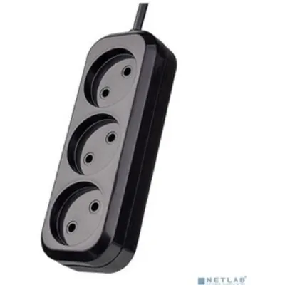 Удлинитель Perfeo RU POWER PF_B4067, 3 розетки, 5 м, 10 А, 2200 Вт