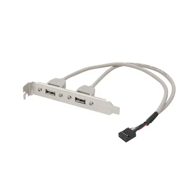 Планка портов Bion BXP-MB-2USB, 2xUSB 2.0, Full Height