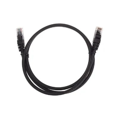 Патч-корд Rexant 02-0292-1, U/UTP Cat.6, RJ45-RJ45, LSZH, черный, 1 м