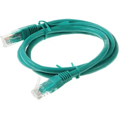 Патч-корд Cablexpert PP6U-1M/G, UTP Cat.6, 1 м, зелёный