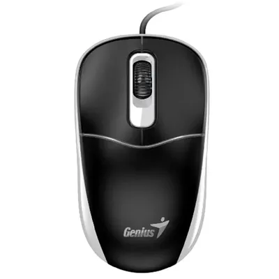Мышь проводная Genius DX-111 /1200 dpi/оптический/3 кнопки/USB-A/кабель 1,5м/черно-серый (31010034401)