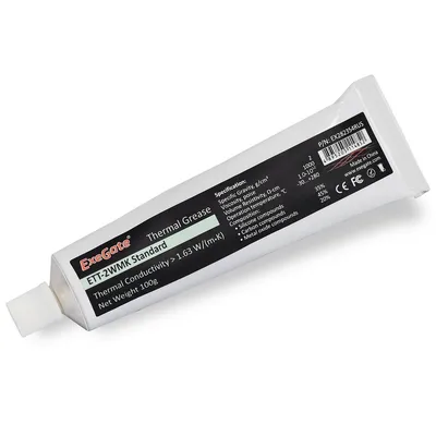 Термопаста ExeGate EX282354RUS ETT-2WMK Standard, 1.63, тюбик 100 г