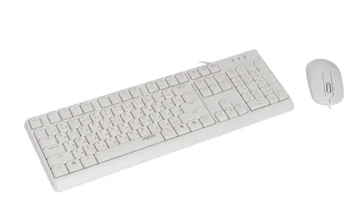 Комплект клавиатура и мышь Rapoo X130PRO, проводной USB, 104 клавиши, 1000 DPI