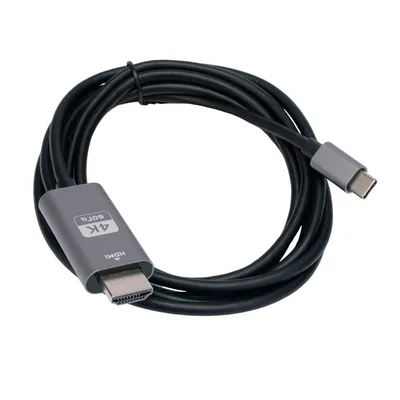 Кабель Konoos CCB-A-CM-HDMI-1.8M, USB Type-C — HDMI 2.0, 1.8 м, 4K