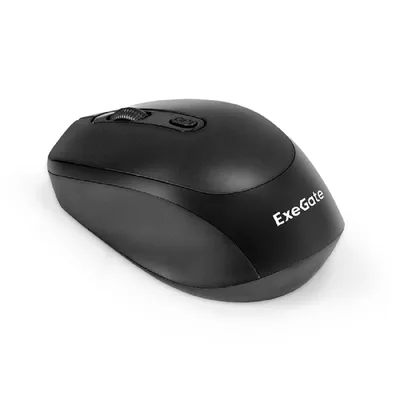 Мышь ExeGate Professional Standard SR-9005, беспроводная, 1200 dpi, USB, чёрная