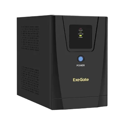 ИБП ExeGate SpecialPro UNB-1200.LED.AVR, 1200 ВА/750 Вт, 8×C13, металл