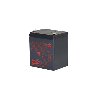 Аккумулятор CSB HRL1225W F2 FR, 12 В, 6 А·ч, 25 Вт/эл (15 мин), клемма F2