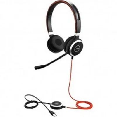 Гарнитура Jabra EVOLVE 40 UC Stereo (6399-829-209), USB и 3.5 мм, стерео, с шумоподавлением