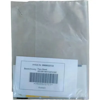 Наклейка Konica Minolta 9969022723, для bizhub 227/287/367