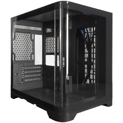 Корпус ПК 1STPLAYER UVIEW UV5-BK, Mini Tower, без БП, чёрный