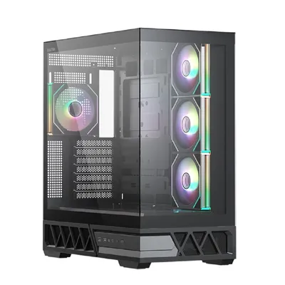 Корпус XASTRA Q700-4FM12A-C10-UC, ATX, 4×120 мм ARGB, Type-C