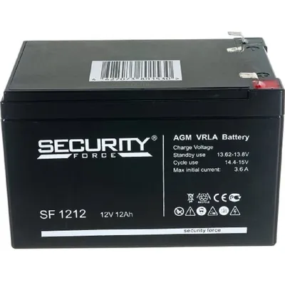 Аккумулятор для ИБП Security Force SF 1212, 12В, 12Ач