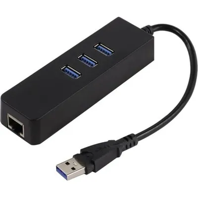 Док-станция KS-is KS-405, 3×USB 3.0 + Gigabit Ethernet