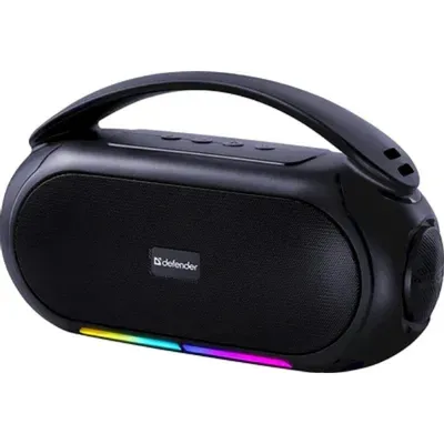 Портативная колонка Defender Beatbox 12_DP, 12Вт, BT/FM/USB/TF/MIC/RGB