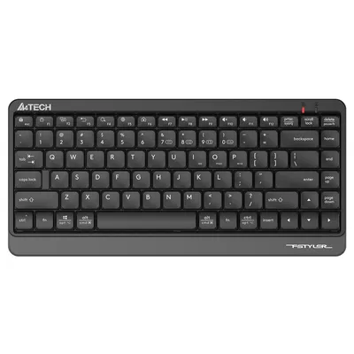 Клавиатура A4Tech FBK11 GREY_DP, беспроводная BT/Radio, slim