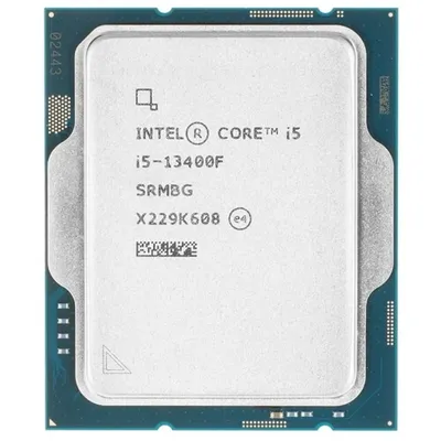 Центральный Процессор Intel Core i5-13400F OEM (Raptor Lake, Intel 7, C10(4EC/6PC)/T16, Base 1,80GHz(EC), Performance Base 2,50GHz(PC), Turbo 4,60GHz, Max Turbo 4,60GHz, Without Graphics, L2 9.5Mb, Cache 20Mb, Base TDP 65W, Turbo TDP 148W, S1700)