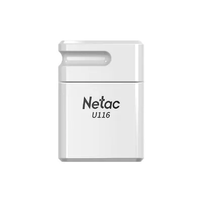 Флеш-накопитель Netac U116 mini NT03U116N-016G-32WH, 16 ГБ, USB 3.2, белый