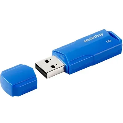 USB-флешка Smartbuy SB8GBCLU-BU, 8ГБ, USB 2.0