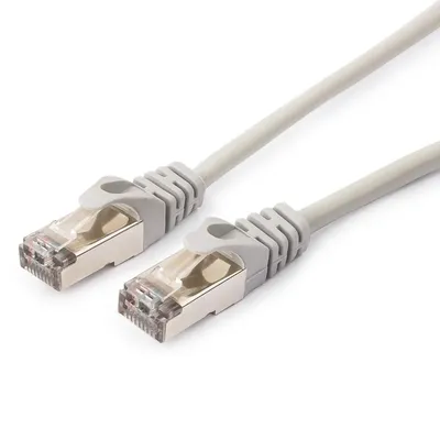 Патч-корд Cablexpert PP6-15M, FTP Cat.6, 15 м, многожильный, серый