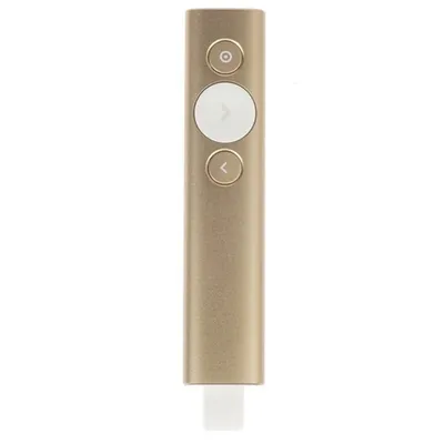Презентер Logitech Spotlight 910-004862, Bluetooth/RF, USB, золотистый