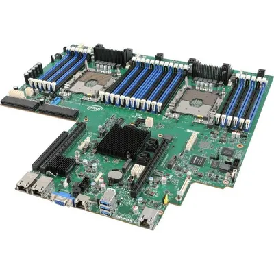 Материнская плата Intel iC624 Dual Socket 3647 24DDR4 10SATAIII 4PCI-E OCuLink 2PCI-E24x&Riser 1PCI-E12xRiser SVGA 2x10GbeLAN E-ATX For R1208WFTYS R1304WFTYS (S2600WFT) H48104-853