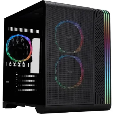 Корпус 1stPlayer VT5-BK-3FS7, mATX, Mini-Tower, без БП
