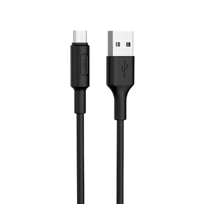 Кабель Hoco HC-80121, USB 2.0 AM/MicroUSB, 2А, 1м, черный