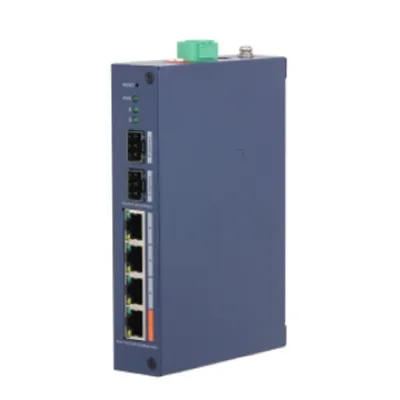 Коммутатор Dahua DH-CHS4206-4GT-60, 4×1GbE PoE + 2×SFP, управляемый