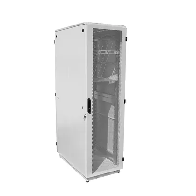 Шкаф ЦМО ШТК-М-42.6.6-44АА, 42U, 600×600 мм, 2 перфорированные двери, до 550 кг