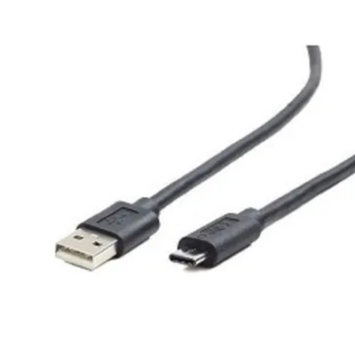 Кабель Cablexpert CCP-USB2-AMCM-10, USB-A→Type-C, 3А, 3м, чёрный