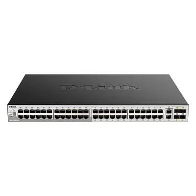 Коммутатор D-Link DGS-3130-54TS/B1A, L3, 48×1000Base-T, 2×10GBase-T, 4×SFP+
