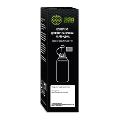 Тонер Cactus CS-RK-CE505A, чёрный, 120 г, с чипом